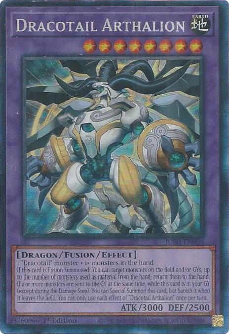 Dracotail Arthalion (CR) [JUSH-EN006] Collector's Rare | Exor Games Truro