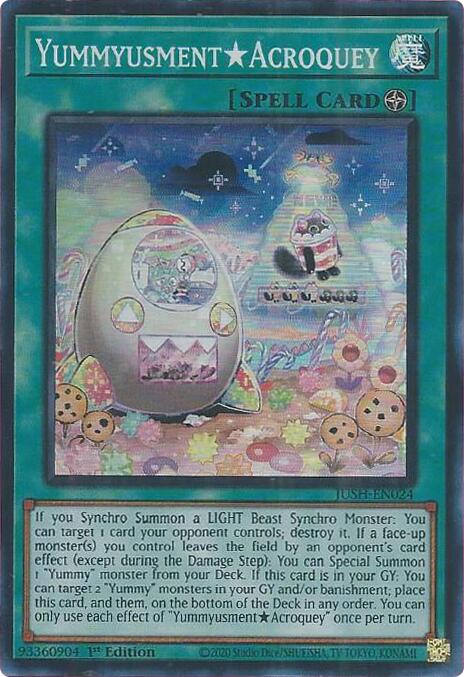YummyusmentAcroquey (Super Rare) [JUSH-EN024] Super Rare | Exor Games Truro
