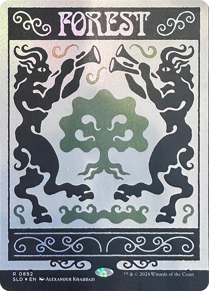 Forest (0892) (Rainbow Foil) [Secret Lair Drop Series] | Exor Games Truro