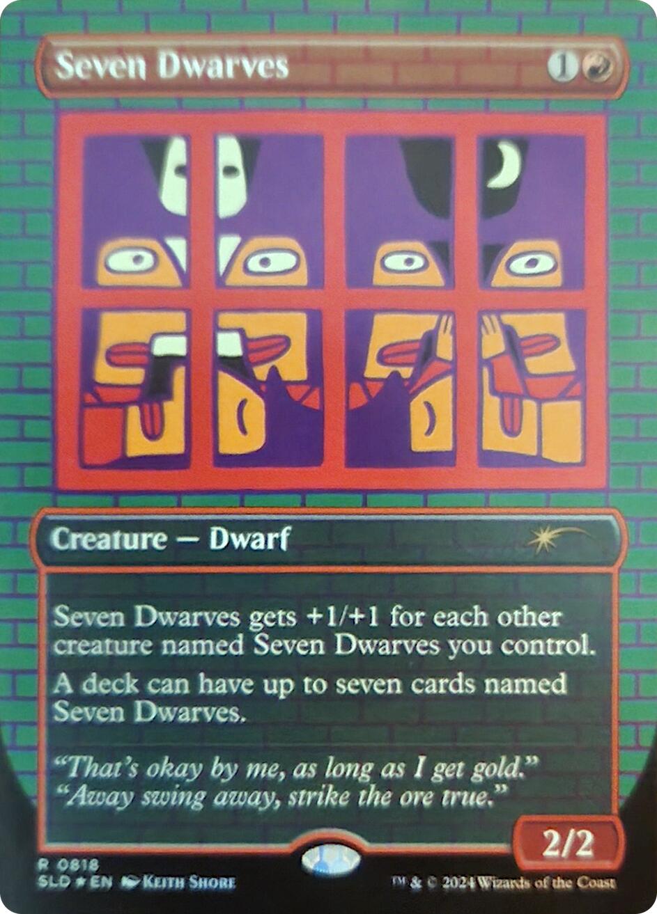 Seven Dwarves (0818) (Rainbow Foil) [Secret Lair Drop Series] | Exor Games Truro