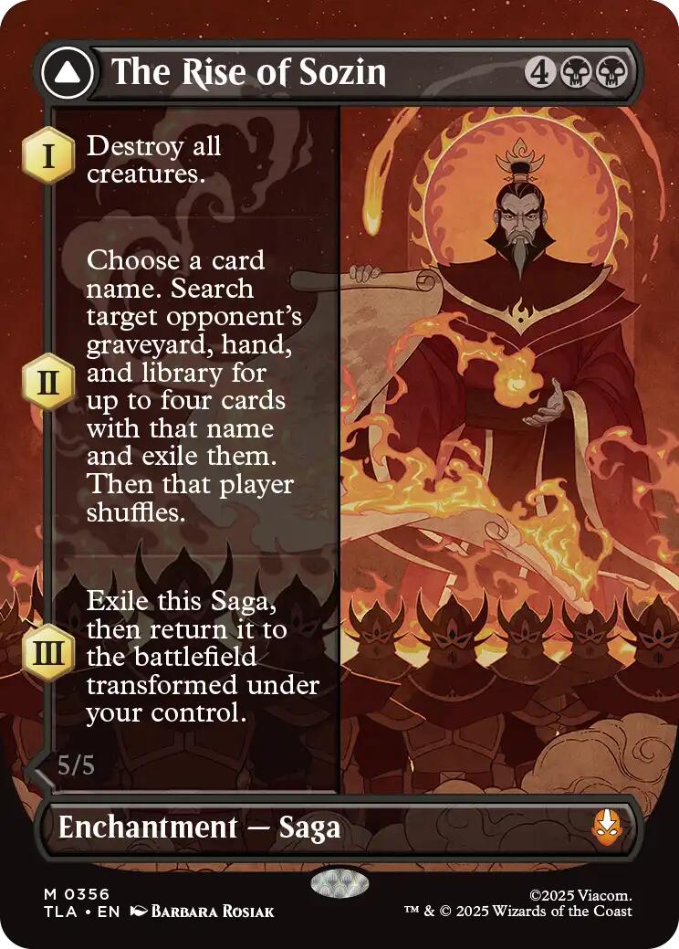 The Rise of Sozin (Borderless) [Avatar: The Last Airbender] | Exor Games Truro