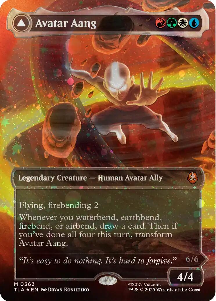 Avatar Aang (Raised Foil) [Avatar: The Last Airbender] | Exor Games Truro