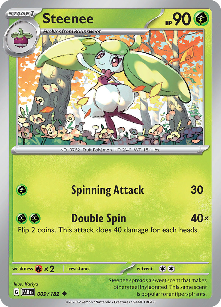 Steenee (009/182) [Scarlet & Violet: Paradox Rift] | Exor Games Truro