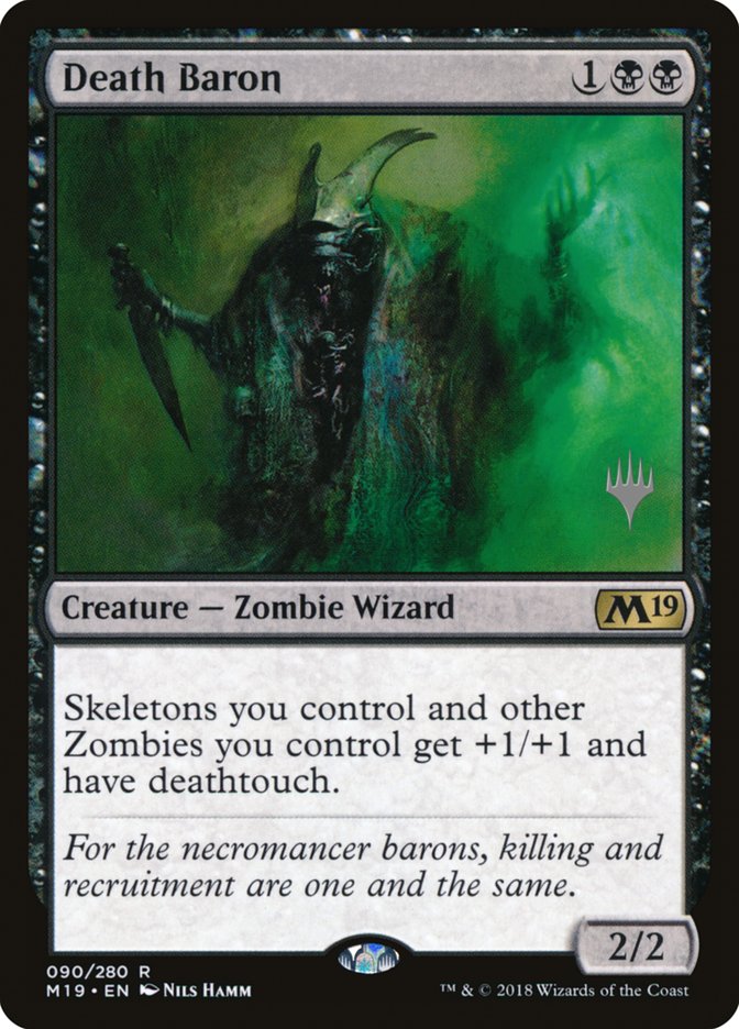 Death Baron (Promo Pack) [Core Set 2019 Promos] | Exor Games Truro