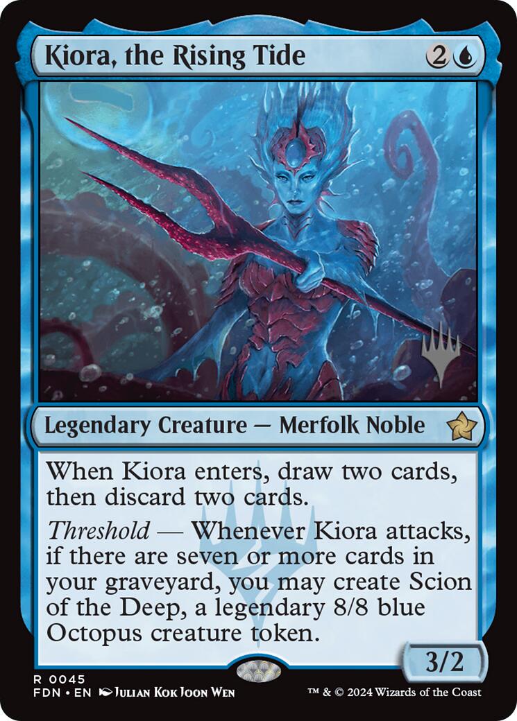 Kiora, the Rising Tide [Edge of Eternities Promo Pack] | Exor Games Truro