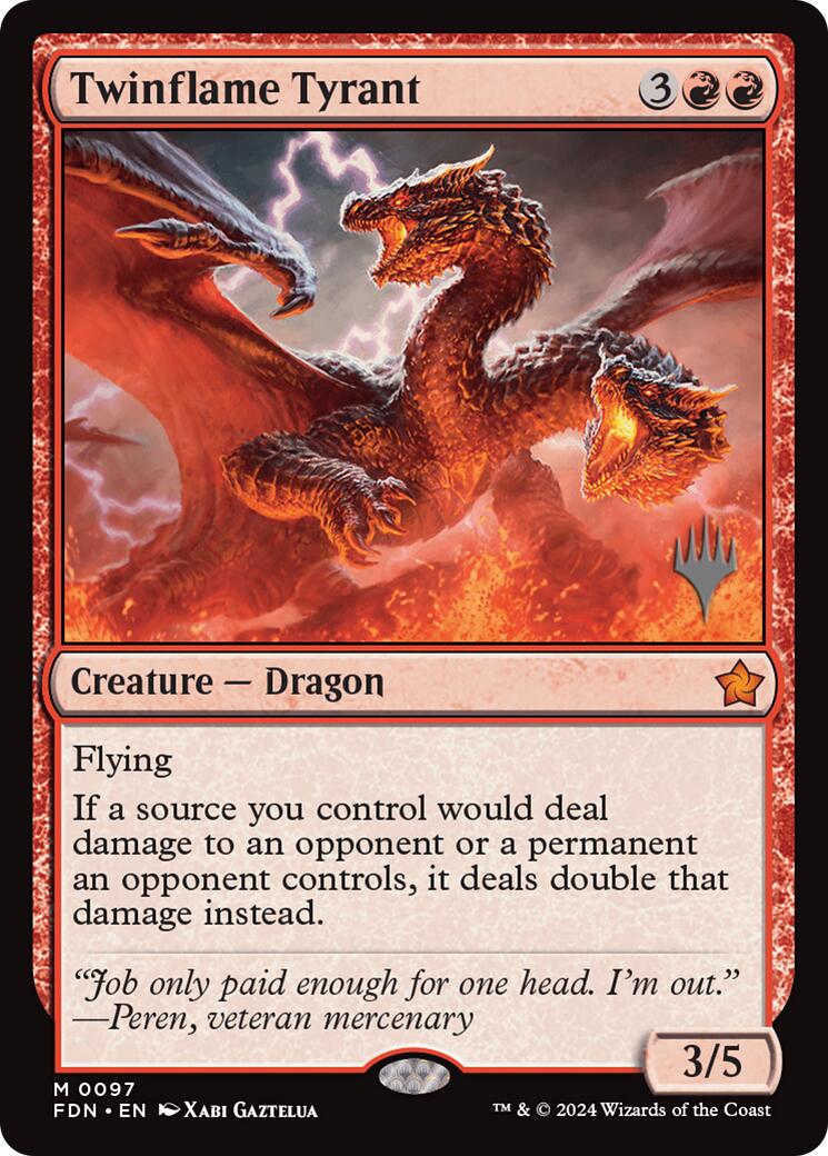 Twinflame Tyrant [Edge of Eternities Promo Pack] | Exor Games Truro