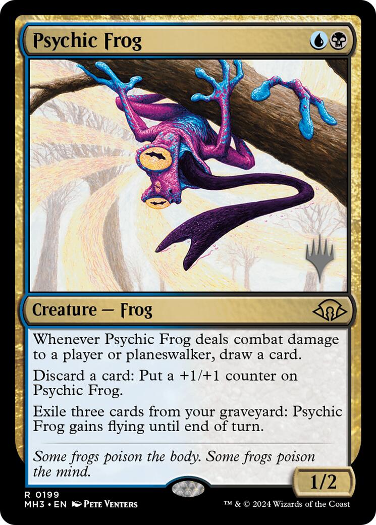 Psychic Frog [Edge of Eternities Promo Pack] | Exor Games Truro
