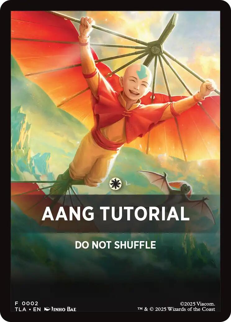 Aang Tutorial Theme Card [Avatar: The Last Airbender Tokens] | Exor Games Truro