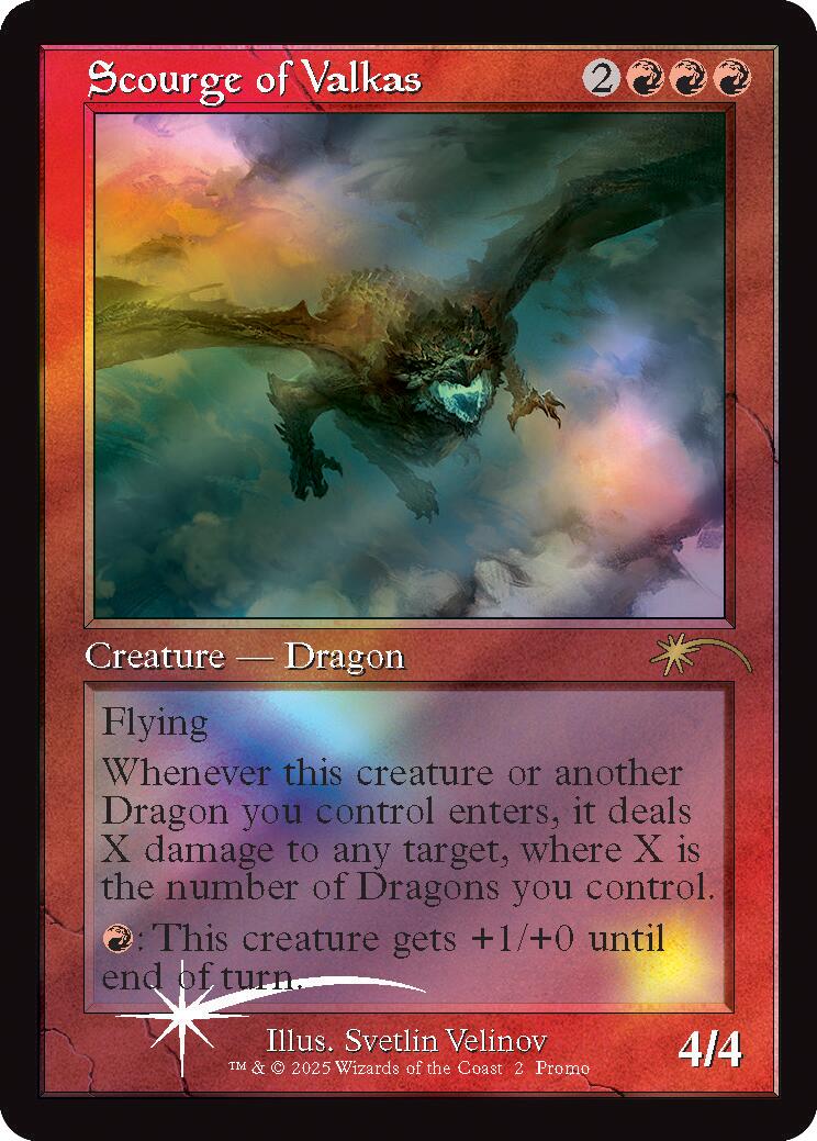 Scourge of Valkas (Retro Frame) [Secret Lair Drop Series] | Exor Games Truro