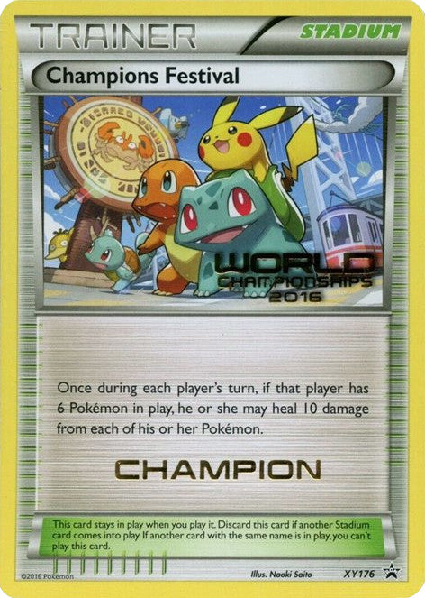 Champions Festival (XY176) (2016 Champion) [XY: Black Star Promos] | Exor Games Truro