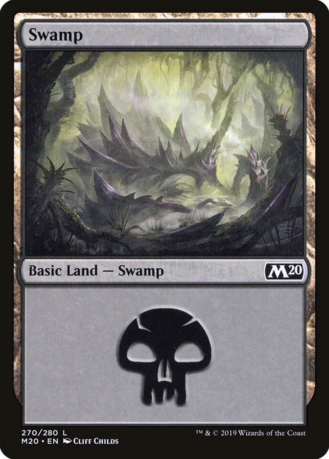 Swamp (270) [Core Set 2020] | Exor Games Truro