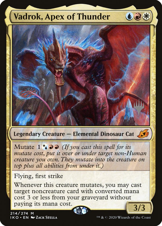 Vadrok, Apex of Thunder (Promo Pack) [Ikoria: Lair of Behemoths Promos] | Exor Games Truro