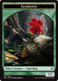 Saproling // Treasure (007) Double-Sided Token [Explorers of Ixalan Tokens] | Exor Games Truro
