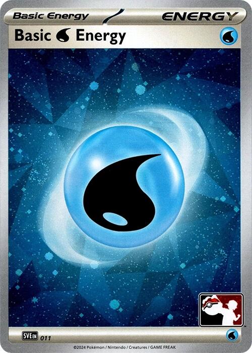 Basic Water Energy (011) (Cosmos Holo) [Prize Pack Series Seven] | Exor Games Truro