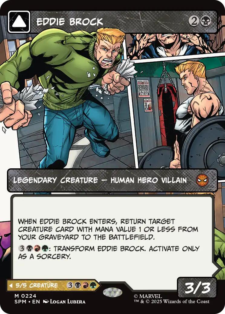 Eddie Brock (0224) (Borderless) [Marvel's Spider-Man] | Exor Games Truro