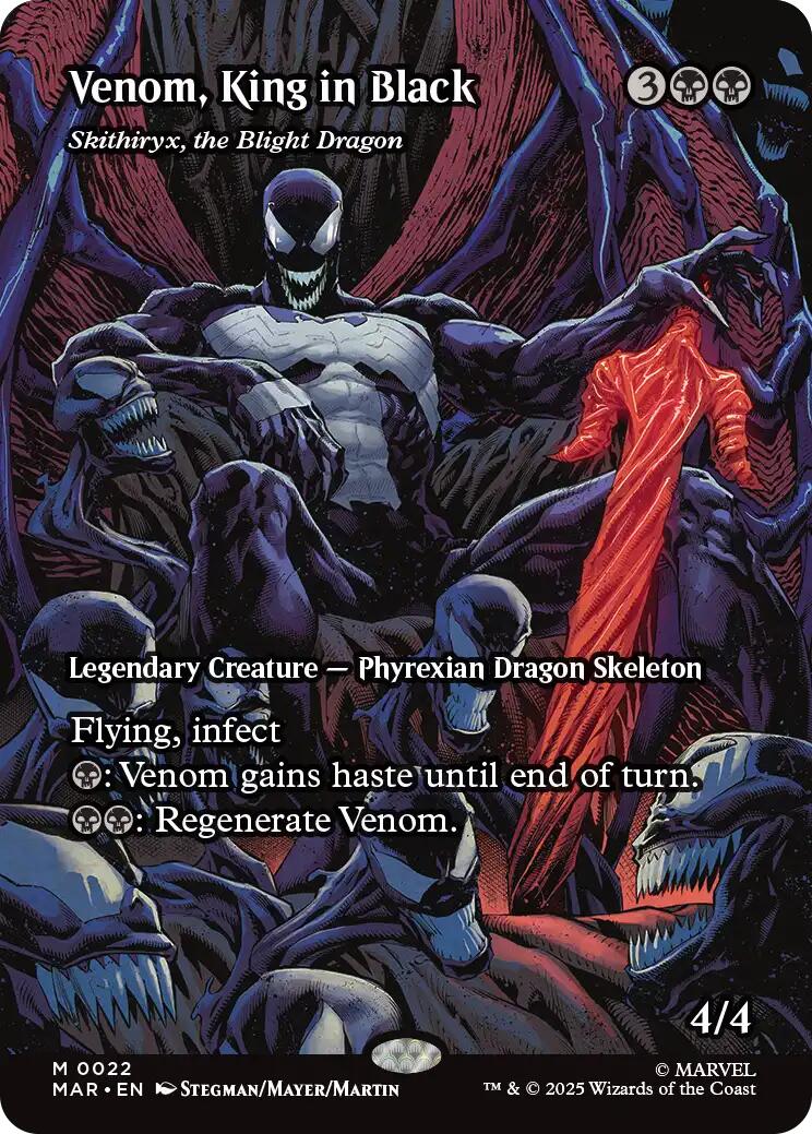 Venom, King in Black - Skithiryx, the Blight Dragon (Borderless) [Marvel's Spider-Man: Eternal-Legal] | Exor Games Truro