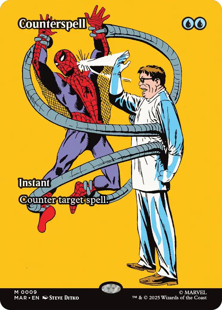 Counterspell (Borderless) [Marvel's Spider-Man: Eternal-Legal] | Exor Games Truro