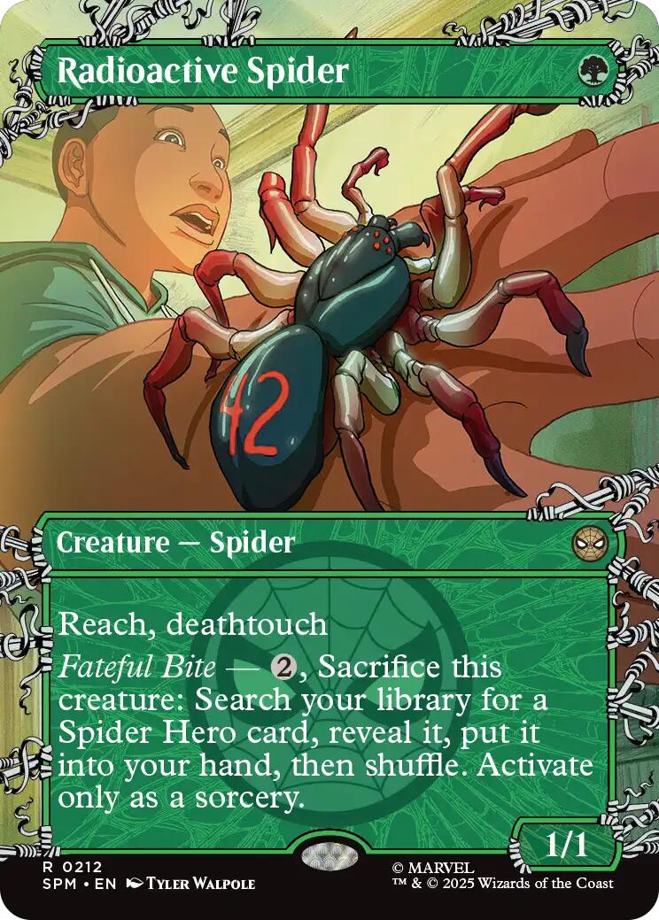 Radioactive Spider (Borderless) [Marvel's Spider-Man] | Exor Games Truro