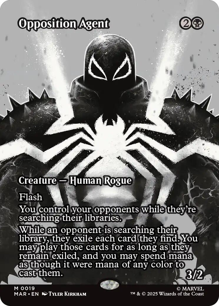 Opposition Agent (Borderless) [Marvel's Spider-Man: Eternal-Legal] | Exor Games Truro