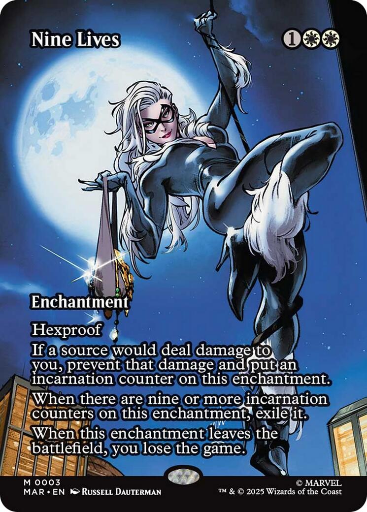 Nine Lives (Borderless) [Marvel's Spider-Man: Eternal-Legal] | Exor Games Truro