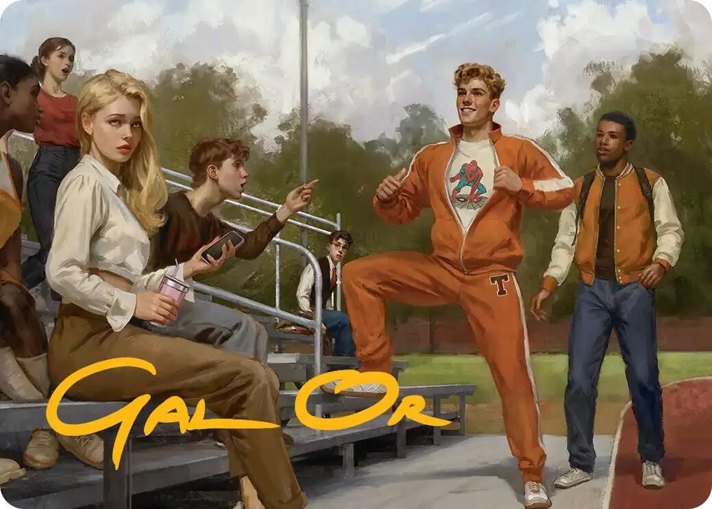 Flash Thompson, Spider-Fan Art Card (Gold-Stamped Signature) [Marvel's Spider-Man Art Series] | Exor Games Truro