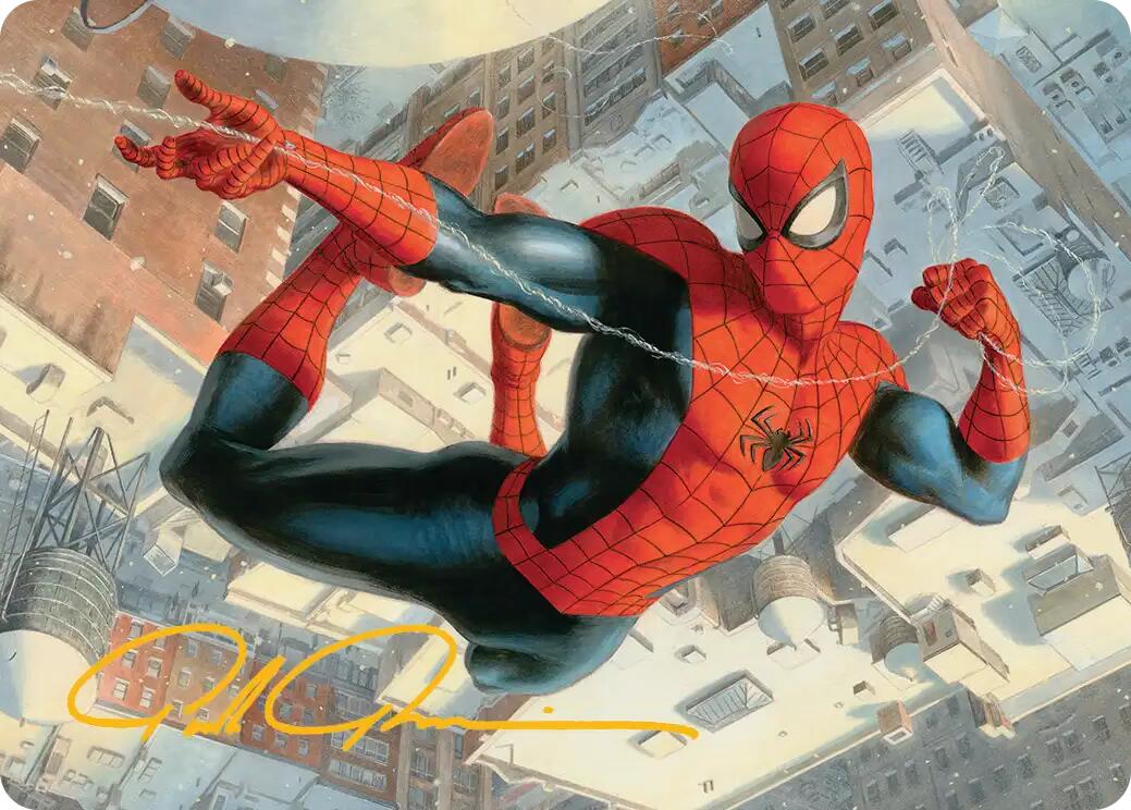 Spider-Man, Peter Parker Art Card (Gold-Stamped Signature) [Marvel's Spider-Man Art Series] | Exor Games Truro