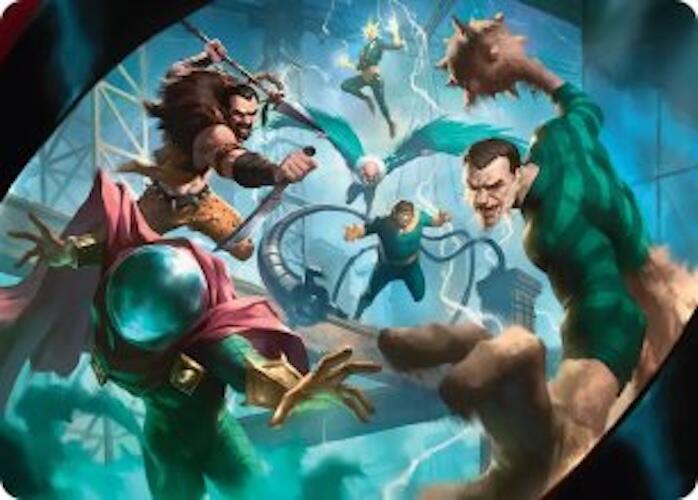 Behold the Sinister Six! Art Card (7/54) [Marvel's Spider-Man Art Series] | Exor Games Truro