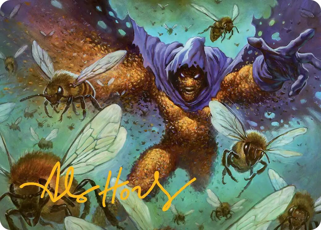 Swarm, Being of Bees Art Card (Gold-Stamped Signature) [Marvel's Spider-Man Art Series] | Exor Games Truro