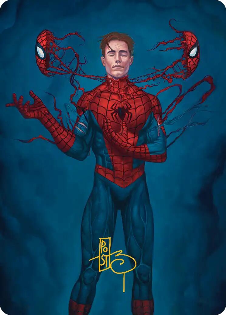 Secret Identity Art Card (Gold-Stamped Signature) [Marvel's Spider-Man Art Series] | Exor Games Truro