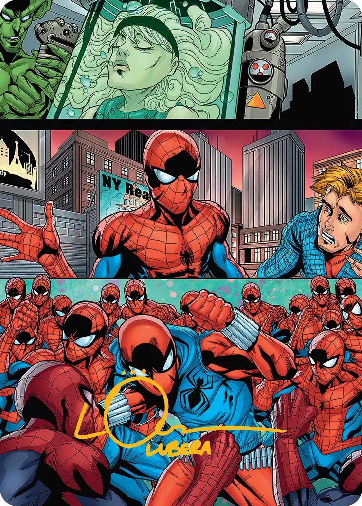 The Clone Saga Art Card (Gold-Stamped Signature) [Marvel's Spider-Man Art Series] | Exor Games Truro