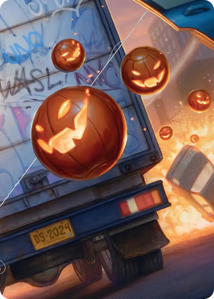 Pumpkin Bombs Art Card [Marvel's Spider-Man Art Series] | Exor Games Truro
