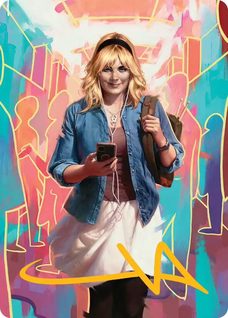 Gwen Stacy Art Card (Gold-Stamped Signature) (13/54) [Marvel's Spider-Man Art Series] | Exor Games Truro