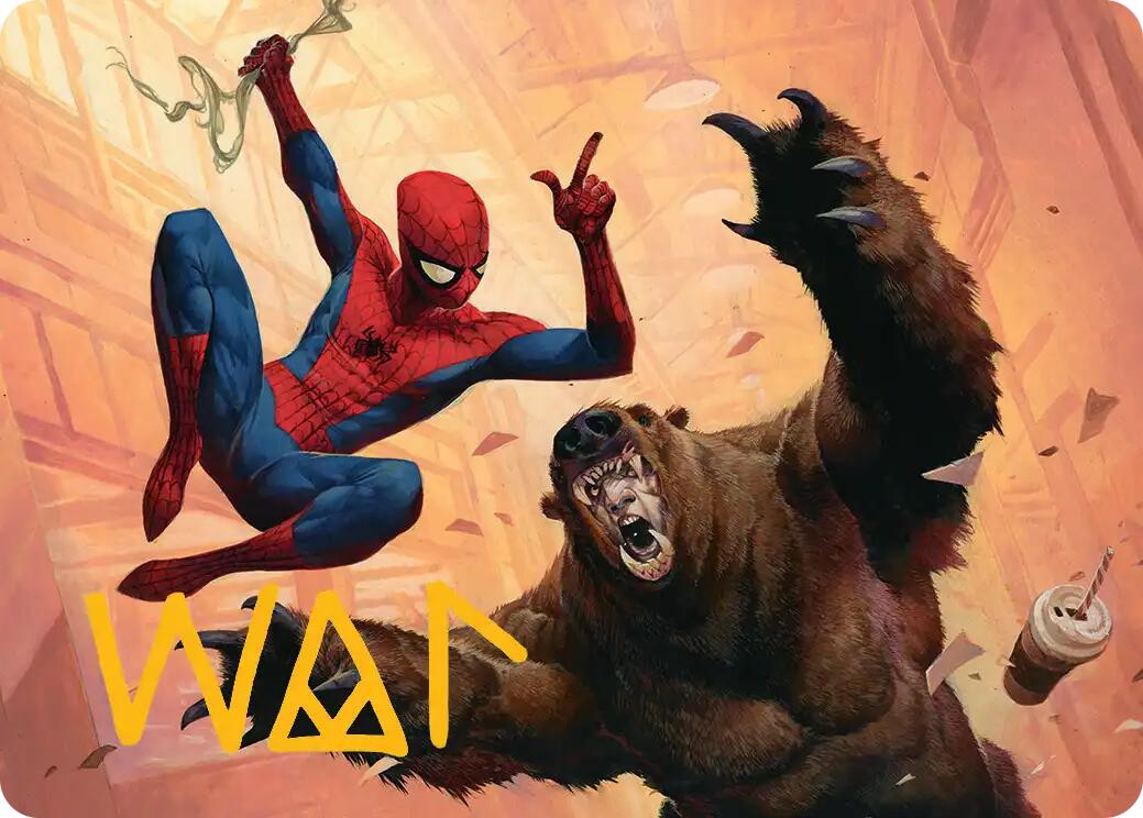Wisecrack Art Card (Gold-Stamped Signature) [Marvel's Spider-Man Art Series] | Exor Games Truro