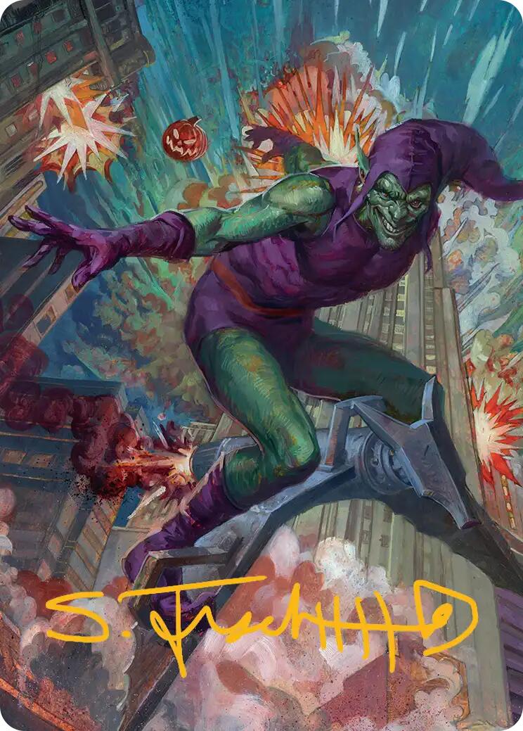 Green Goblin Art Card (26/54) (Gold-Stamped Signature) [Marvel's Spider-Man Art Series] | Exor Games Truro