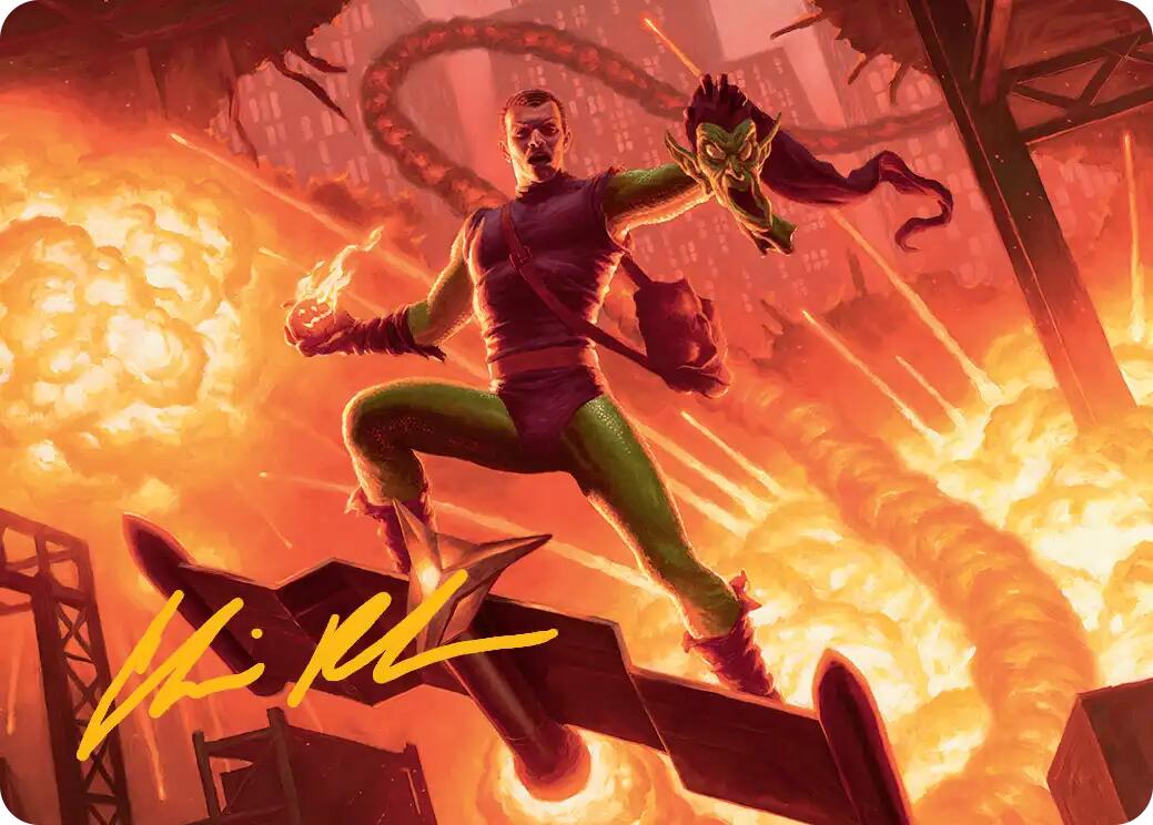 Green Goblin, Revenant Art Card (Gold-Stamped Signature) [Marvel's Spider-Man Art Series] | Exor Games Truro