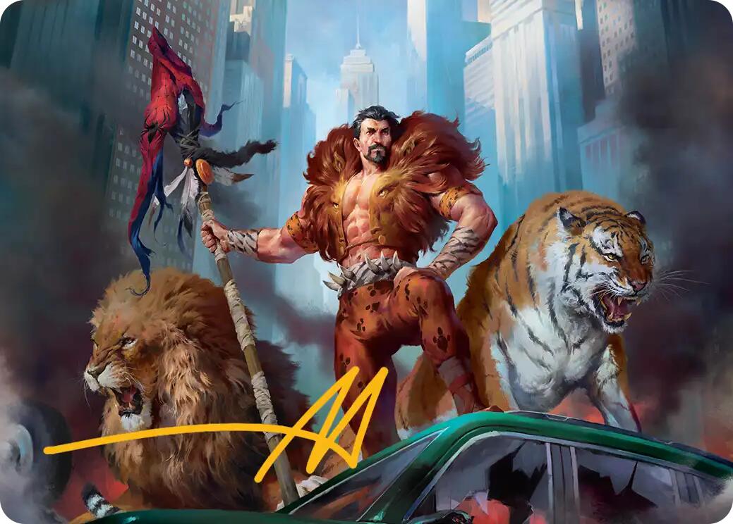Kraven, Proud Predator Art Card (Gold-Stamped Signature) [Marvel's Spider-Man Art Series] | Exor Games Truro