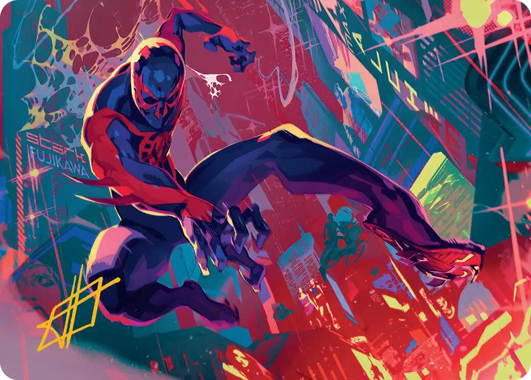 Spider-Man 2099 Art Card (Gold-Stamped Signature) [Marvel's Spider-Man Art Series] | Exor Games Truro