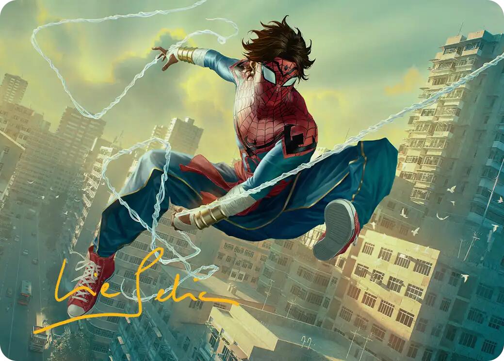 Spider-Man India Art Card (Gold-Stamped Signature) [Marvel's Spider-Man Art Series] | Exor Games Truro