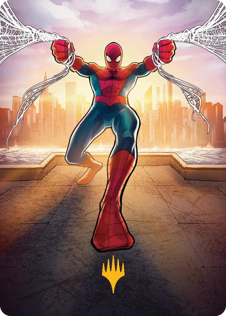 Amazing Spider-Man Art Card (36/54) (Gold-Stamped Planeswalker Symbol) [Marvel's Spider-Man Art Series] | Exor Games Truro