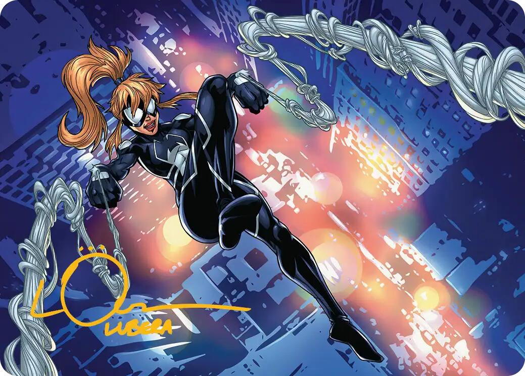 Arana, Heart of the Spider Art Card (Gold-Stamped Signature) [Marvel's Spider-Man Art Series] | Exor Games Truro