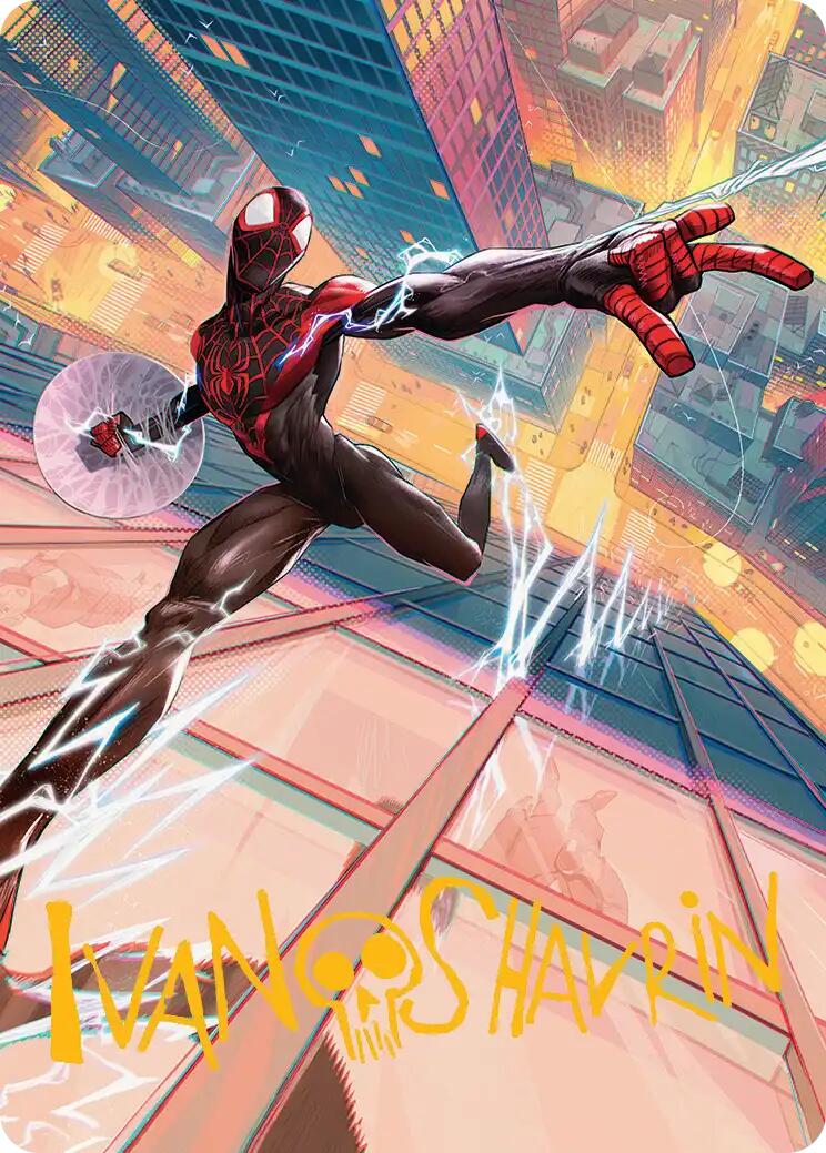 Ultimate Spider-Man Art Card (Gold-Stamped Signature) [Marvel's Spider-Man Art Series] | Exor Games Truro