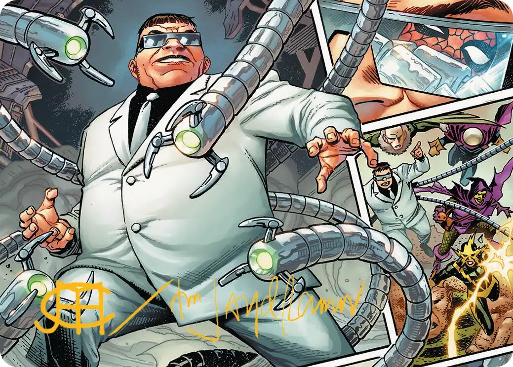 Doctor Octopus, Master Planner Art Card (48/54) (Gold-Stamped Signature) [Marvel's Spider-Man Art Series] | Exor Games Truro