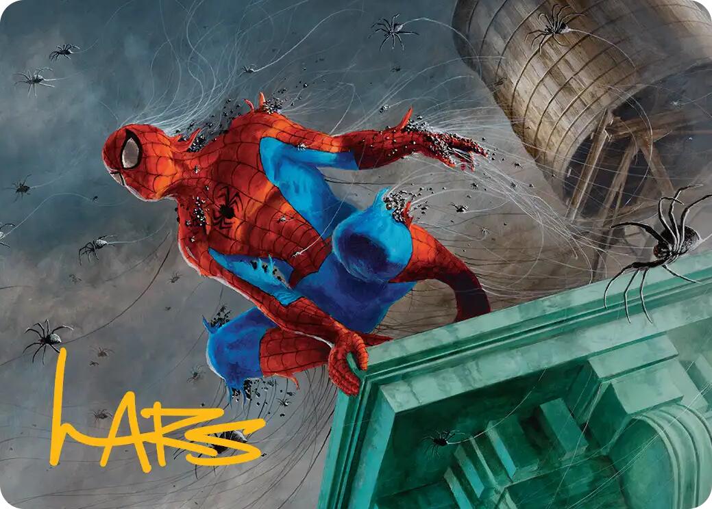 Spiders-Man, Heroic Horde Art Card (Gold-Stamped Signature) [Marvel's Spider-Man Art Series] | Exor Games Truro