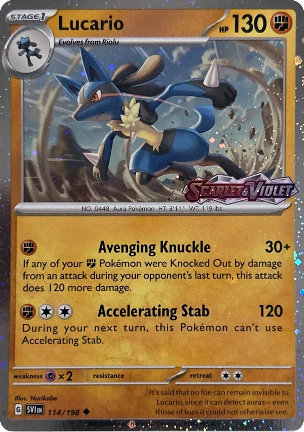 Lucario (114/198) (Scarely & Violet Stamp) [Miscellaneous Cards] | Exor Games Truro