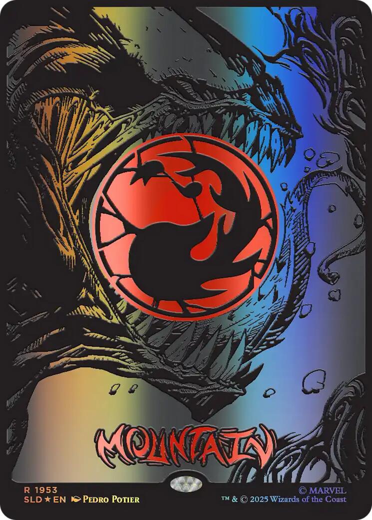Mountain (1953) (Raised Foil) [Secret Lair Drop Series] | Exor Games Truro