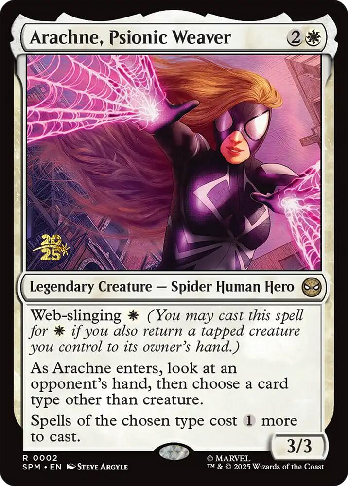 Arachne, Psionic Weaver [Marvel's Spider-Man Prerelease Promos] | Exor Games Truro