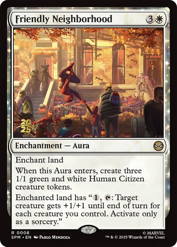 Friendly Neighborhood [Marvel's Spider-Man Prerelease Promos] | Exor Games Truro