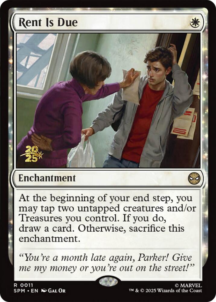 Rent Is Due [Marvel's Spider-Man Prerelease Promos] | Exor Games Truro
