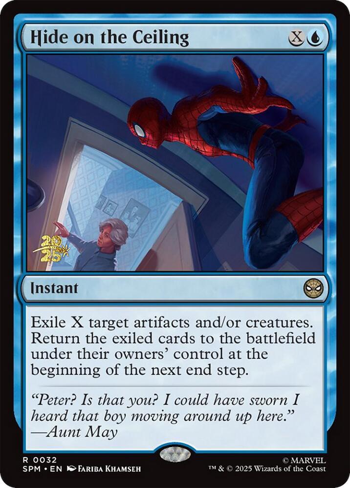 Hide on the Ceiling [Marvel's Spider-Man Prerelease Promos] | Exor Games Truro