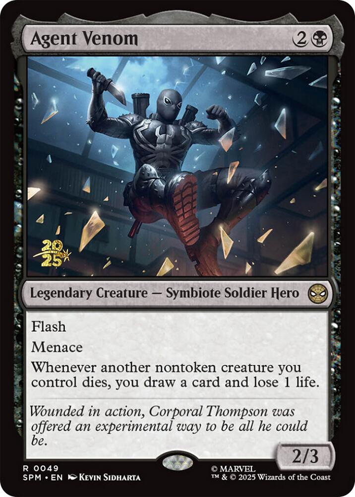 Agent Venom [Marvel's Spider-Man Prerelease Promos] | Exor Games Truro